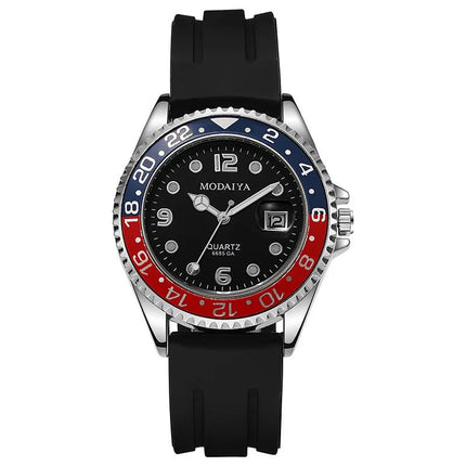 Orologi da uomo alla moda con data Orologio sportivo casual di lusso di fascia alta Orologi da polso classici da uomo al quarzo da lavoro in acciaio inossidabile platinumshop