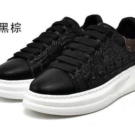Leather Shoes Men's Skateboard Cricket for Men Sports Running Sneakers Male Luxury Designer Flats Platform