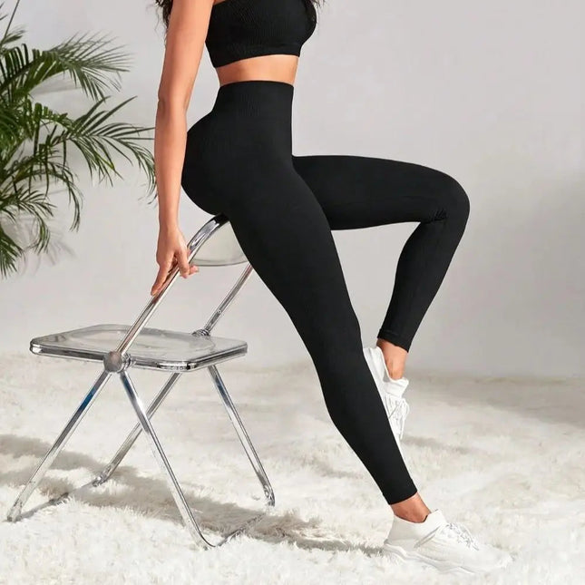 Seamless Yoga Pant Sports Fitness High Waist Hip-lifting Trousers Nude Feel Pants Workout Gym Leggings for Women PlatiNum