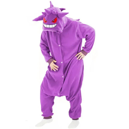 okemon Cosplay Kigurumi Onesie Snorlax Jigglypuff Umbreon Gengar Costume Halloween Adult Anime Bulbasaur Pajamas