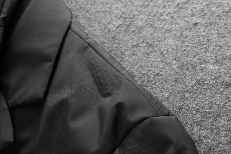 Minglu Autumn Winter White Duck Down Men's Jackets High Quality Solid Color Detachable Collar Single Breasted Male Coats 4XL