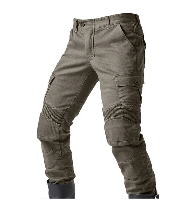 Men Denim Cargo Skinny Solid Pockets Pencil Pants Washed Ankle Length Jeans Vintage Moto Biker 2024 Summer Slim Fit Sheath PlatiNum