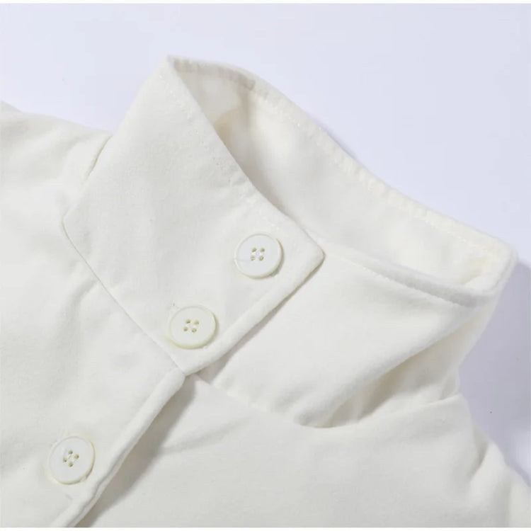 Elegant Women's Belt Short Woolen Coats Loose Stand Collar Single-breasted Long Sleeve Jacket 2026 Autumn Lady Commute Outwear