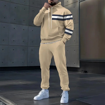 The Design Of Men'S Hooded Sportswear Is Perfect For Both Sports And Fashionable Casual Sets