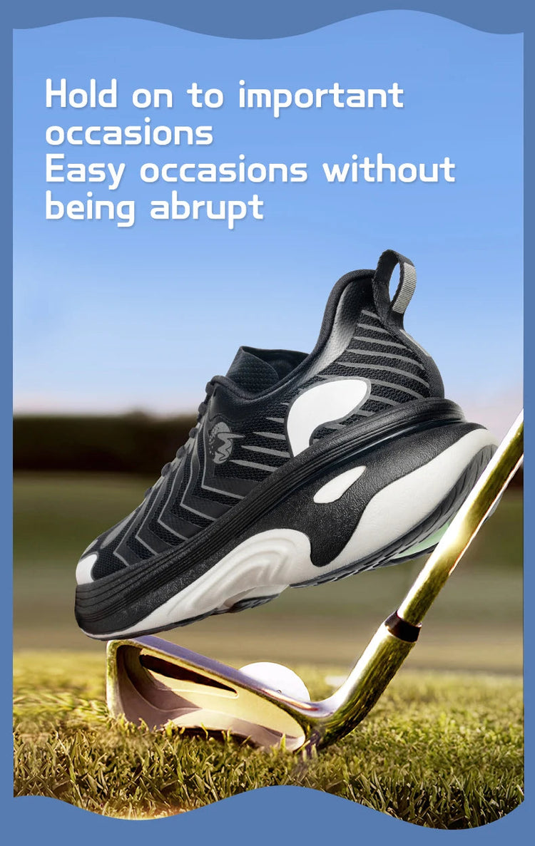 ONEMIX Orca Uomo Ammortizzazione Scarpe da corsa Allenamento Scarpe sportive da atletica all'aperto Scarpe da ginnastica invernali da uomo antiscivolo resistenti all'usura PlatiNum