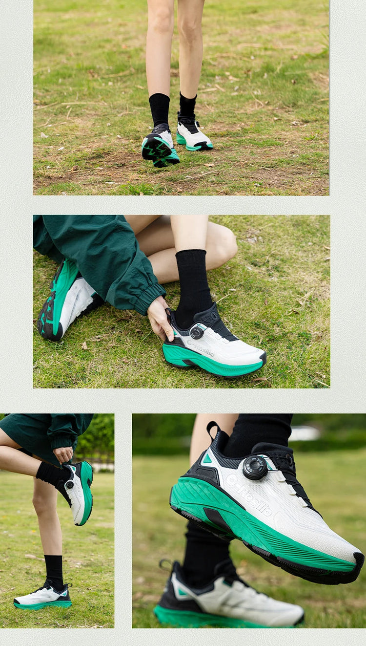ONEMIX Sneakers da corsa per esterni Scarpe da trail elastiche da uomo Sneakers da donna leggere e traspiranti Coppia scarpe casual impermeabili PlatiNum