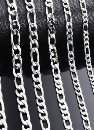 Wholesale 925 Sterling Silver Necklace 2-12mm Width 40-75cm Long Chain Lobster Clasp Men and Women Engagement Jewelry PlatiNum