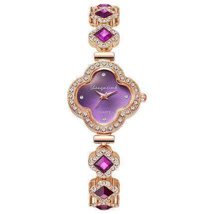 LByzHan Orologio da donna vintage con diamanti e piccolo polso verde senza scatola platinumshop