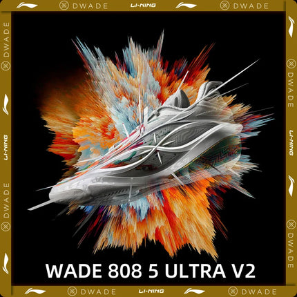 Scarpe da basket professionali Li-Ning da uomo WADE 808 5 ULTRA V2 SUPER BOOM Cushion LiNing Competition Sneakers ABAV045