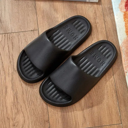 Pantofole morbide coppie casa pantofola all'aperto estate donna camera da letto fondo spesso scarpe sandali da spiaggia uomo infradito scarpe da doccia