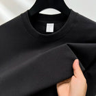 Estate 100% puro cotone da uomo manica corta girocollo stile alla moda mezza manica top traspirante maglietta manica corta