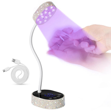 12 LEDS Nail Lamp Rechargeable 36W Nail Dryer with 3 Timer Settings Professional UV Light with LCD Touch Screen