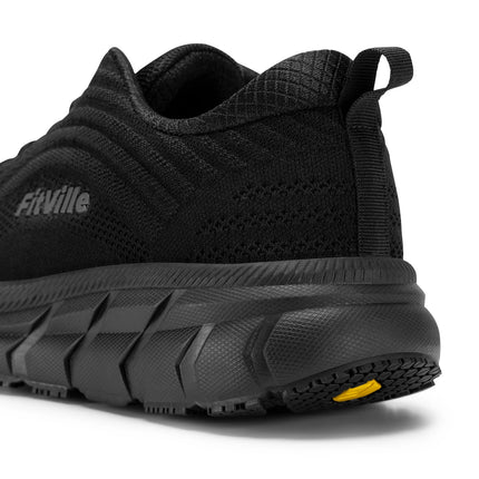 FitVille Wide Toe Box Shoes For Women Breathable Wide Fit Running Shoe Lightweight for Swollen Feet with Cushioned Relief Pain PlatiNum