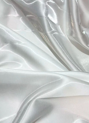 Tessuto Satinato Liquido Lucido di Lusso Riflettente Effetto Galassia per Abiti da Sposa e Design di Abiti alla Moda