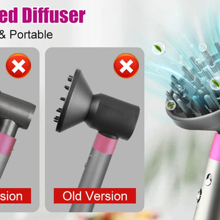 Diffuser Attachment for Dyson Two Airflow Dome Diffuser Modes for Airwrap Hs05 Hs03 Hs01 Hair Diffuser for Hair Drying