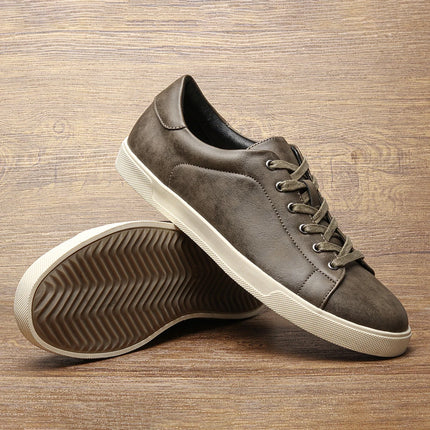 Men's casual shoes 2025 brand fashion comfortable leather shoes men