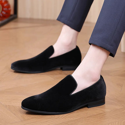 Nuove Scarpe Eleganti da Uomo in Pelle Nera, Blu e Rossa, Mocassini da Guida, Scarpe Formali da Cerimonia e Matrimonio, Calzature da Cerimonia
