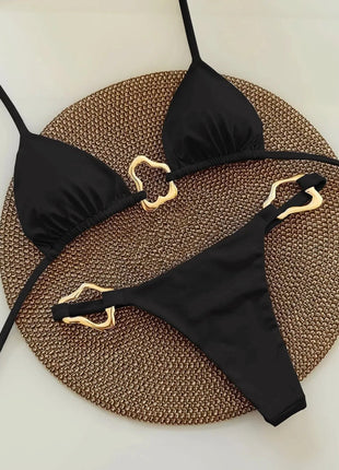 Micro Bikini Sexy da Donna, Costumi da Bagno Femminili, Set Bikini Push-Up, Abbigliamento da Spiaggia, Biquini Brasiliano PlatiNum