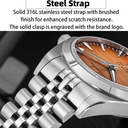 ADDIESDIVE 2026 New Men Watch 39mm Sappphire Automatic 8215 Mechanical Wristwatch 316L Stainless Steel Luminous Waterproof 200m
