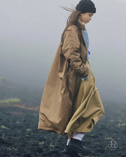 Piumino impermeabile optoelettronico con colla a stampa completa extra lunga Nanamica LongDown