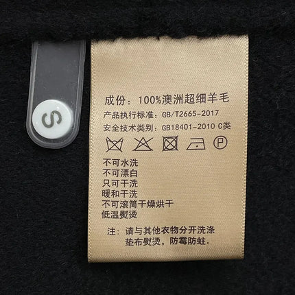 CXFS 2025 Winter Fashion Women Double-sided Wool Cashmere Coat with Detachable Natural Fox Fur Collar New design suit collar