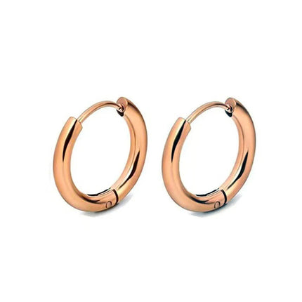 1 Pair Stainless Steel Hoop Earrings Women Men Gold Color Small Earrings Girl Jewelry Pendientes Mujer Aretes Cartilage Piercing PlatiNum