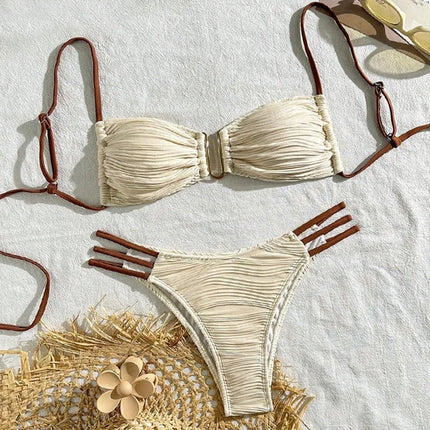 Nuovi Bikini Sexy 2026 Costumi da Bagno Donna Push-Up Abbigliamento da Spiaggia Femminile Set Bikini Brasiliano per Piscina platinumshop