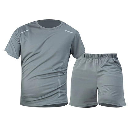 Tuta sportiva da uomo ad asciugatura rapida 1/2/4 pezzi T-shirt casual traspirante a maniche corte Tasca Pantaloncini versatili per adolescenti da indossare platinumshop
