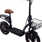 Electric Scooter for Adults with Seat, 500W 48V 17.5Ah, Removable Battery, 14*2.5 Inch Wheels, Factory Original, Foldable Two-Wheeled Scooter