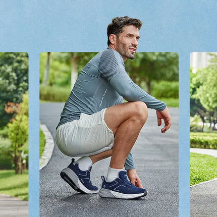 FitVille Le più nuove scarpe da corsa da uomo 4E Sneakers larghe con supporto per l'arco plantare per piedi piatti Sollievo dal dolore al tallone Fascite plantare