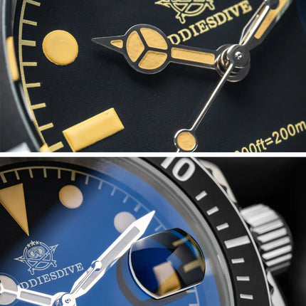 ADDIESDIVE 41mm AD2054 Men's Watch Diving Japanese Quartz Movement 200m Waterproof 316L Stainless Steel Ceramic Bezel Luminous
