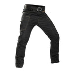 Men's Tactical Jeans Military Denim Cargo Pants Multi-pocket Elastic Casual  Work Trousers Outdoor Combat Training Hiking Pants