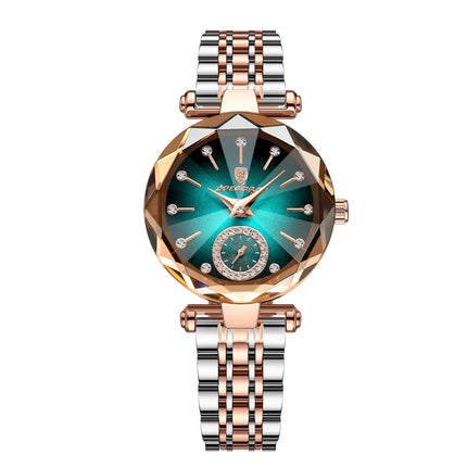 POEDAGAR Orologi al quarzo da donna eleganti di lusso Orologio impermeabile in acciaio inossidabile per donna Orologio da polso da donna alla moda casual reloj platinumshop