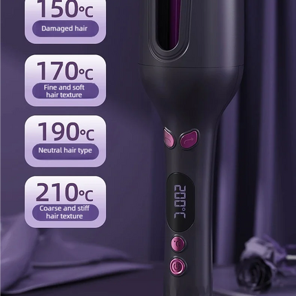 TINSOL 32MM Electric Rotary Curling Iron Automatic Hair Curler Negative Ion Air Rotating Curling Bar Professional Styling Tool