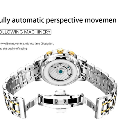 Orologi da Polso Meccanici Automatici LIGE 2026 per Uomo, Marca di Lusso, Orologio da Uomo con Tourbillon, Moda Business, Impermeabile platinumshop