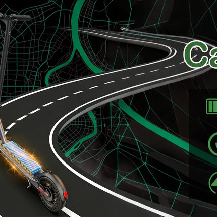 Monopattino Elettrico 365GO PRO AOVOPRO Nuovo Modello 2026 Potenziato 350W Super Potente Pieghevole con Doppio Freno, Velocità 31KM/H, Autonomia 5-28KM