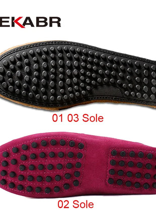 Dekbr Casual uomo scarpe in vera pelle estate traspirante verde mocassini da uomo scarpe in pelle Sapato Masculino Zapatos Hombre