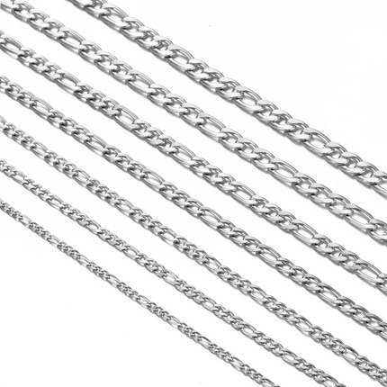 Wholesale 925 Sterling Silver Necklace 2-12mm Width 40-75cm Long Chain Lobster Clasp Men and Women Engagement Jewelry PlatiNum