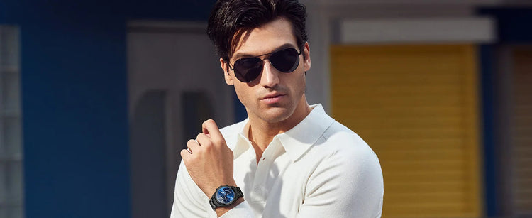 SAPHERO Orologio Cronografo Uomo al Quarzo 5ATM Impermeabile Acciaio Inox con Data, Regalo Perfetto per Padre, Marito, Fidanzato per Natale, Compleanno, San Valentino platinumshop