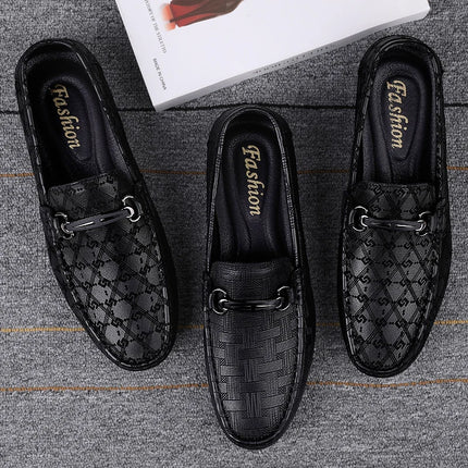 Nuovi Mocassini Neri da Uomo 2026, Scarpe in Pelle di Alta Qualità, Design Elegante, Suola Morbida, Comode Scarpe Casual