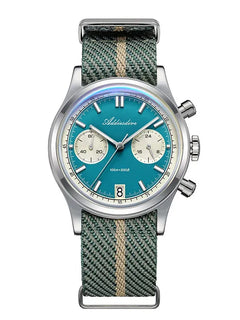 ADDIESDIVE AD2095 Man‘s Chronograph Watch BGW9 Super Luminous 10Bar Waterproof Bubble Mirror Glass VK64 Quartz Steel Wristwatch