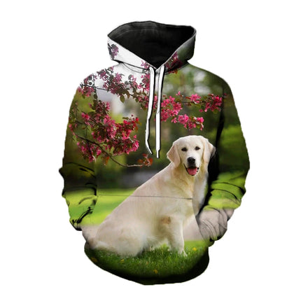 Kawaii Dog Animal 3D Print Hoodies Men Women Hooded Sweatshirts Harajuku Pullover Fashion Street Tracksuit Man Coat Clothing