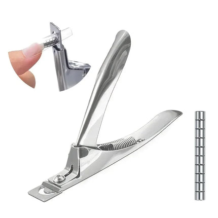 Acrylic Nail Clippers with 15Pcs Magnets Nail Clippers Cutters for Long Acrylic Gel Nails Tips Adjustable Stainless2028 2028