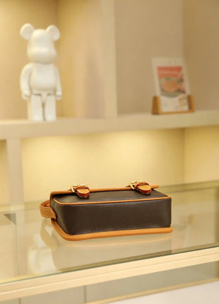Borsa a tracolla da donna spaziosa e leggera in microfibra effetto pelle, perfetta per il weekend, lo shopping al supermercato e l'uso quotidiano.