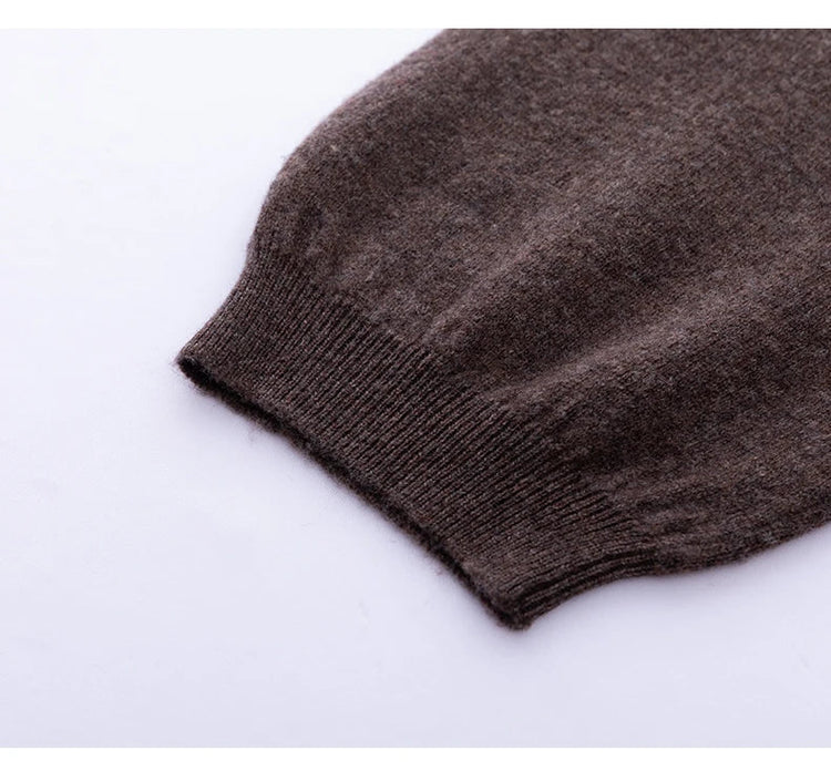 2024 Autumn And Winter New 100% Pure Wool Flat Small Foot Pants Women Loose High Waist Lean Knitted Cashmere Bunched Foot Pants PlatiNum