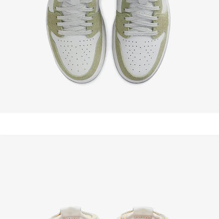 Scarpe da basket da donna Nike Authentic Air Jordan 1 Zoom AJ1 CT0979-102 platinumshop