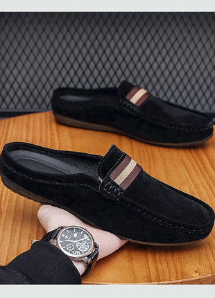 Mocassino 2026 ‌   Scarpe da uomo leggere estive, modello mocassino, slip-on traspiranti casual con mezza soletta, per uomo