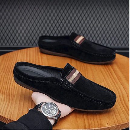 Mocassino 2026 ‌   Scarpe da uomo leggere estive, modello mocassino, slip-on traspiranti casual con mezza soletta, per uomo