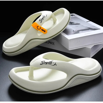 New Men's Women's Slippers Flip Flops Indoor Outdoor Beach Sandals Super Soft Bottom Slides Men's Slippers with Thick Non-slip Sole