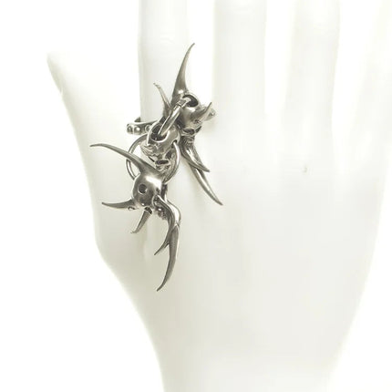 Set di Gioielli Punk Rock per Donne e Uomini, Collane e Anelli con Ciondolo a Croce Gotica, Collezione di Accessori Gioiello Audaci platinumshop